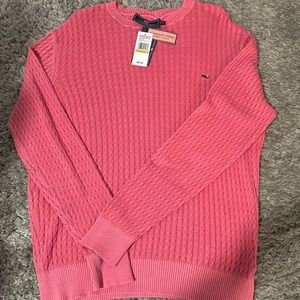 Pink Vineyard Vines sweater